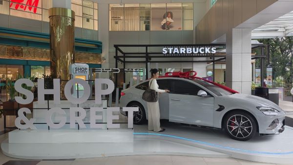 Shop & Greet MaRI dan Nipah Park, Belanja Berhadiah Mobil BYD Seal