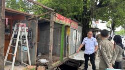 20 Tahun Kuasai Trotoar, 19 Lapak PKL Sultan Alauddin Akhirnya Ditertibkan