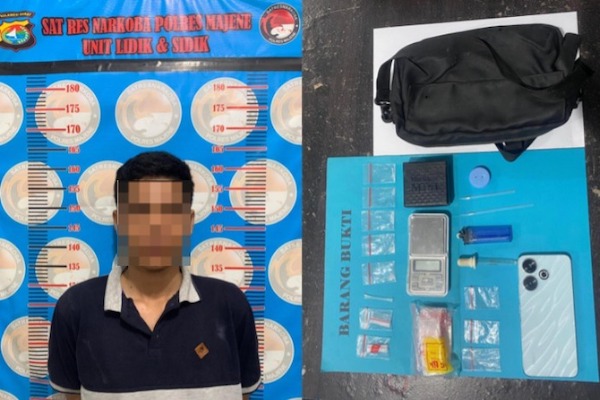 Diduga Edarkan Sabu, Warga Rangas Ditangkap Polisi