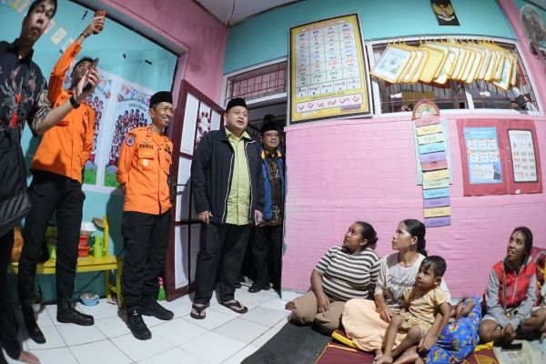 Appi Tinjau Pengungsian Banjir Paccerakkang, 229 Warga Mengungsi