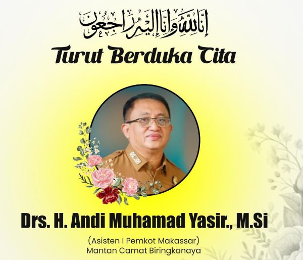 Kabar Duka, Asisten I Makassar Muhammad Yasir Meninggal Dunia