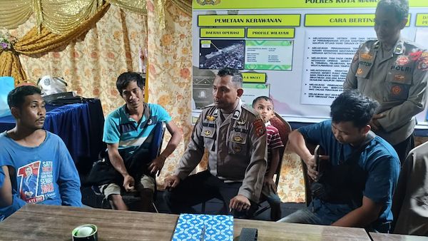 Mabuk dan Terlibat Perkelahian di Pantai Manakarra, 3 Pria Diamankan Polisi