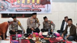 Pererat Silaturahmi, Kapolres Jeneponto Sahur Bareng Warga Pulau Libukang