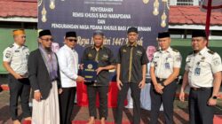 Idulfitri 1447 H, 506 Warga Binaan Lapas Narkotika Gowa Terima Remisi Khusus