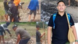 Tanpa Tunggu Anggaran Pemda, Warga Tonrokassi Jeneponto Gotong Royong Perbaiki Jalan Paccakarang